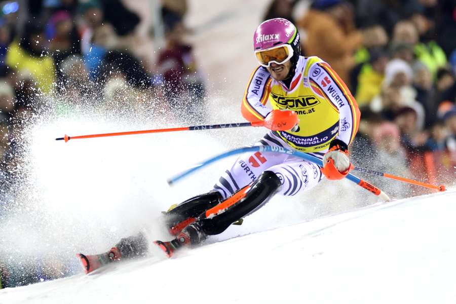 Auch Linus Straßer hatte mit der eisigen Piste zu kämpfen.