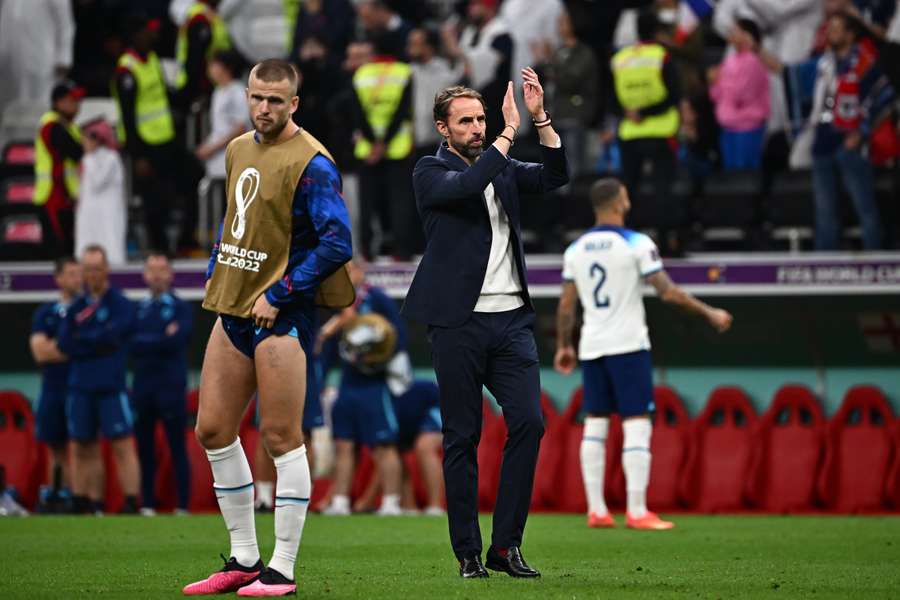 Gareth Southgate au soir de l'élimination face à la France.