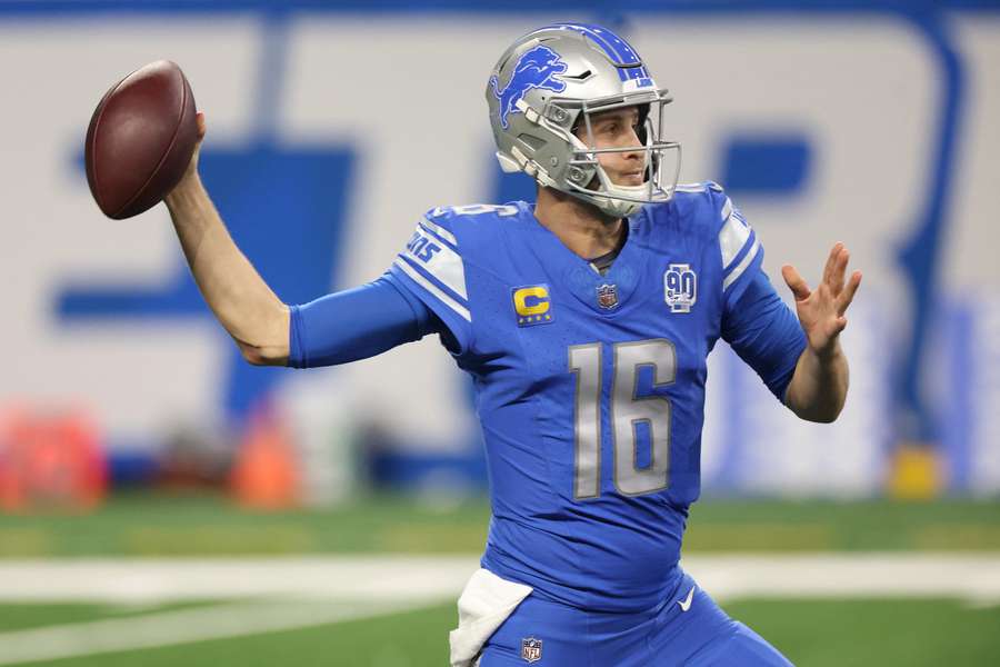 Jared Goff in action for Detroit