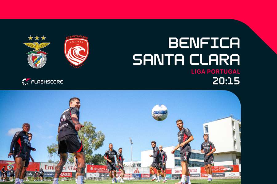 Benfica recebe Santa Clara na Luz