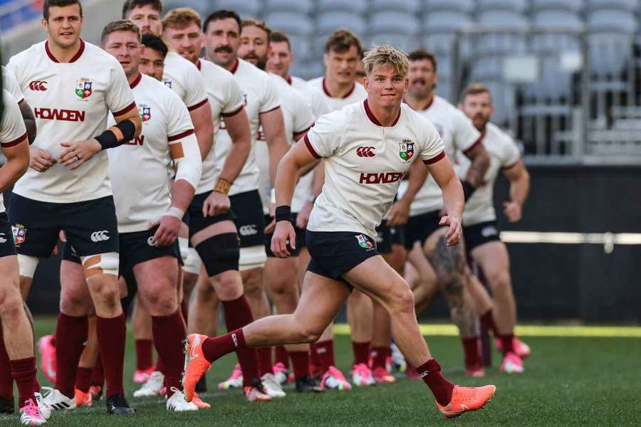 All eyes on Henry Pollock as the Lions train in Perth