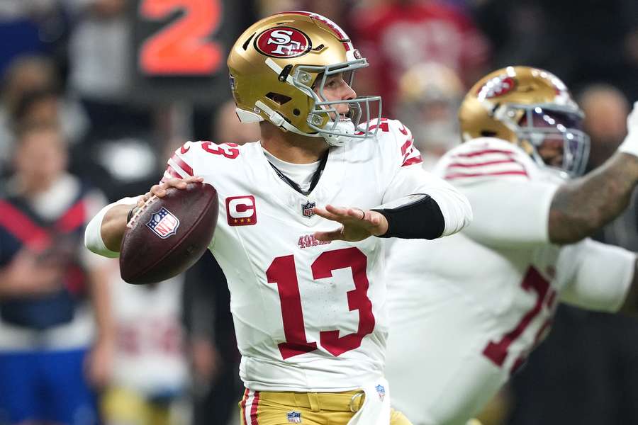 49ers-Quarterback Brock Purdy beim Spiel gegen die Indianapolis Colts