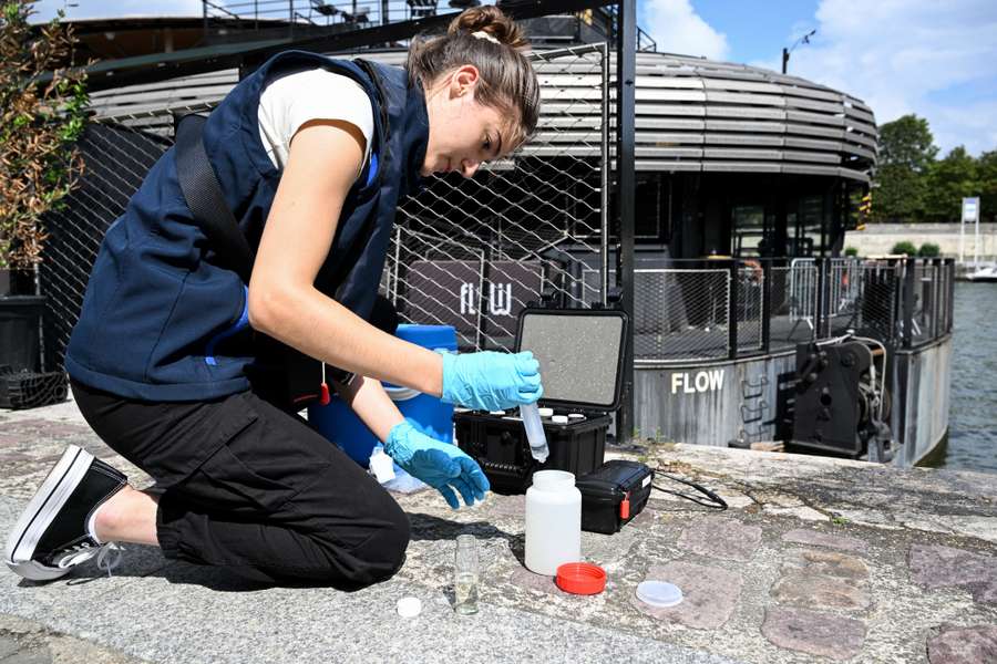 Die Wasserqualität der Seine reichte nicht für den Freiwassertest am Samstag