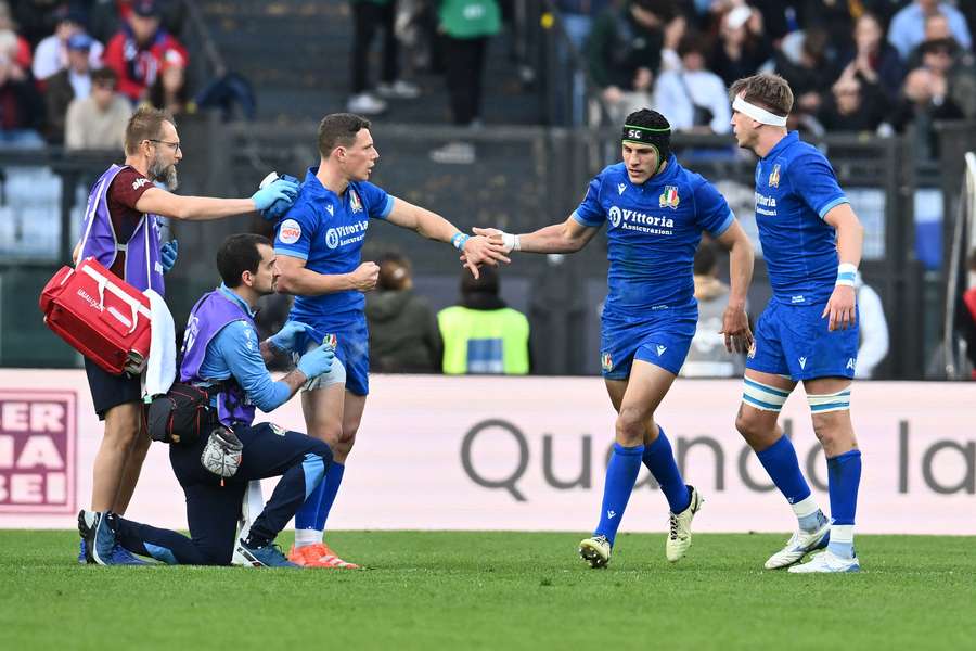Framce during their Six Nations win over Italy.