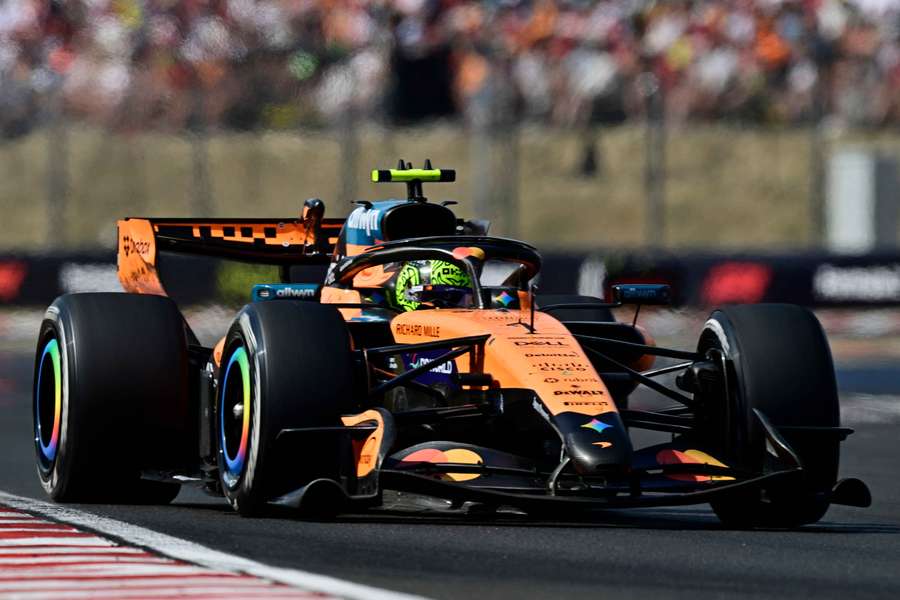 Lando Norris wies die Konkurrenz in ihre Schranken. Lando Norris wies die Konkurrenz in ihre Schranken.