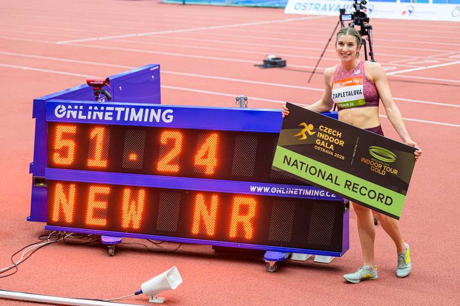 Zapletalová za sebou nechala konkurenciu.