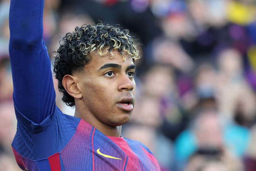 Lamine Yamal participou em 18 golos na LaLiga esta época (10 golos e oito assistências) Lamine Yamal participou em 18 golos na LaLiga esta época (10 golos e oito assistências)