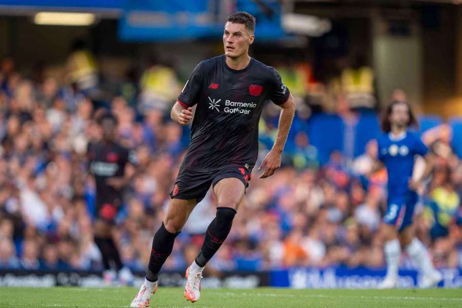 Český reprezentační útočník Patrik Schick ve službách Bayeru Leverkusen