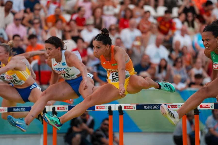 Xenia Benach, durante su carrera Xenia Benach, durante su carrera