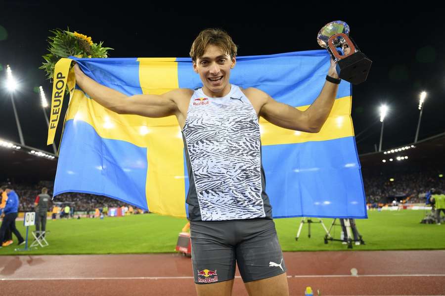 Armand Duplantis je úřadující olympijský vítěz a mistr světa I Evropy.