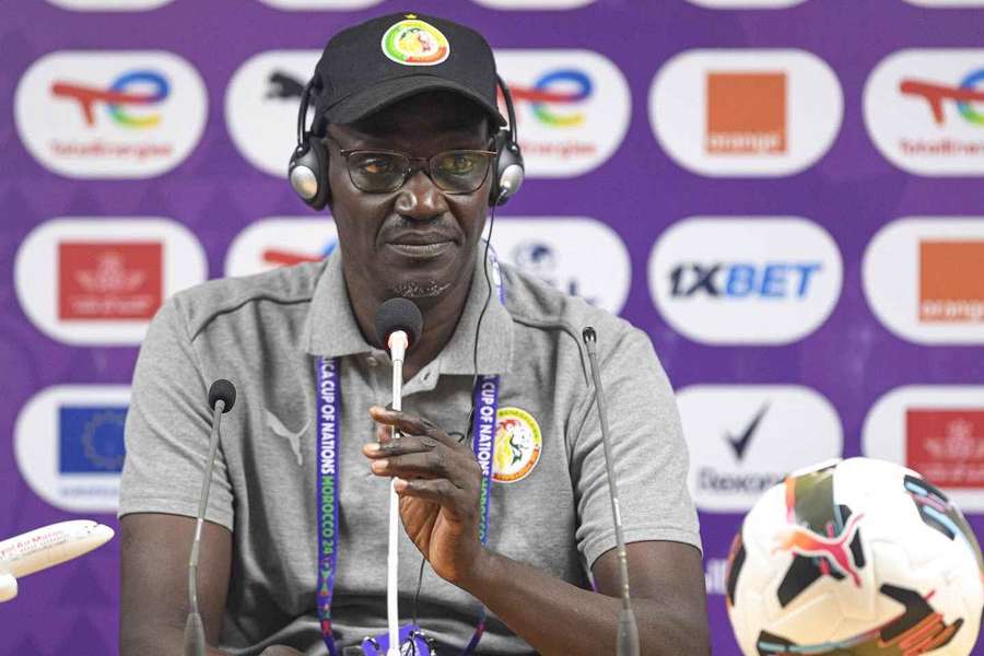 Senegal coach Mame Moussa Cisse