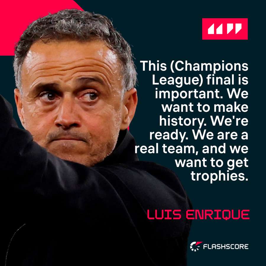 Luis Enrique on winning the Champions League Luis Enrique on winning the Champions League