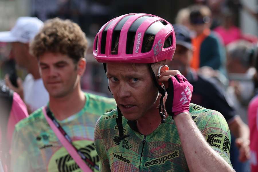 Valgren withdraws from Giro d'Italia after celebrating biggest win of his career