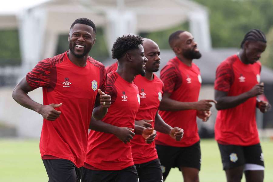 DR Congo players training