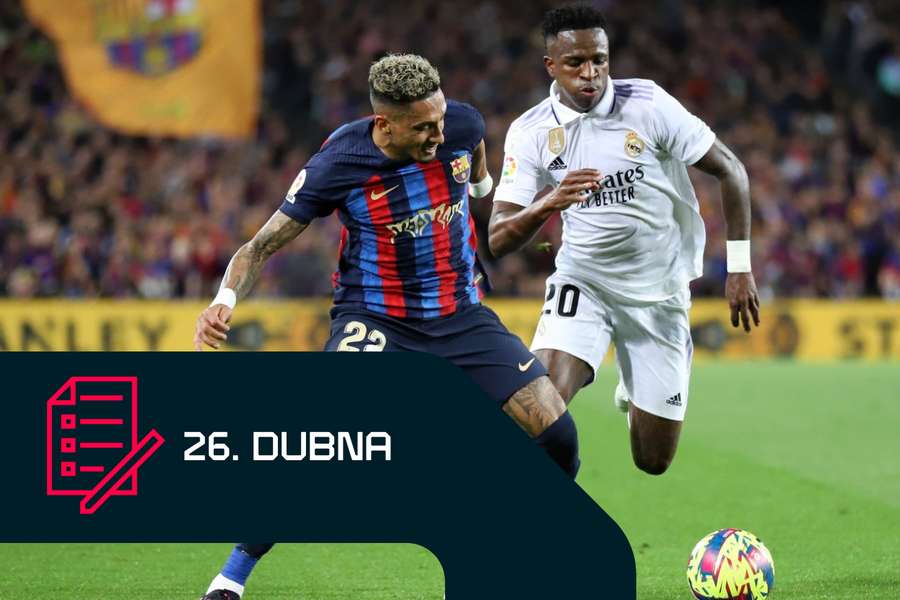 Raphinha a Vinícius se střetnou o španělský Zlatý pohár.