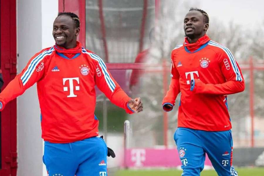 Sadio Mané foi a novidade do treinamento do Bayern nesta terça-feira (24)