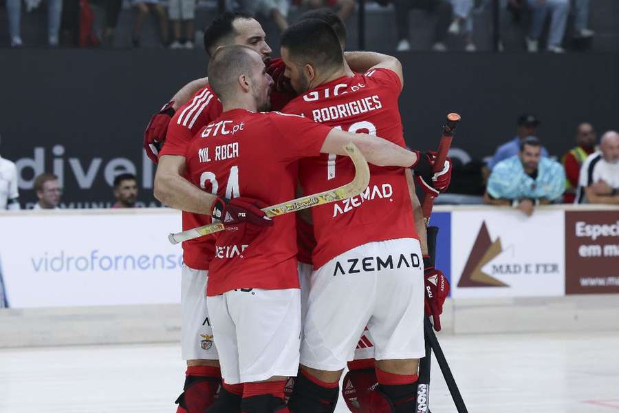 A festa dos jogadores do Benfica em Odivelas