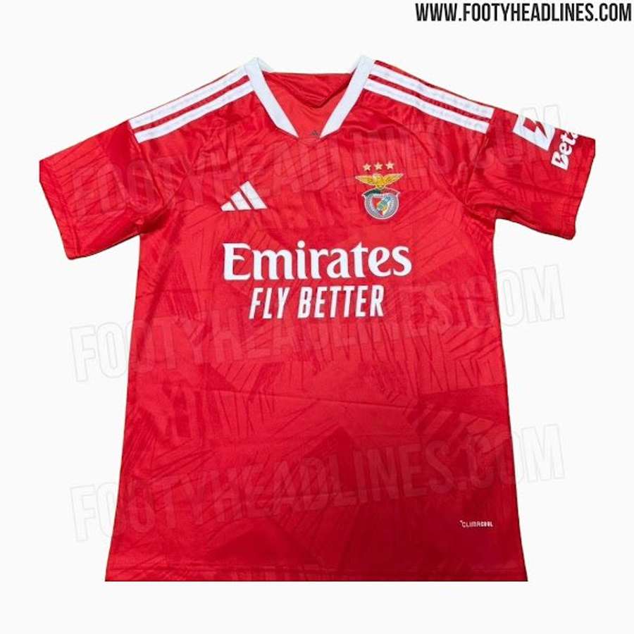 A alegada nova camisola principal do Benfica para 2026/2027