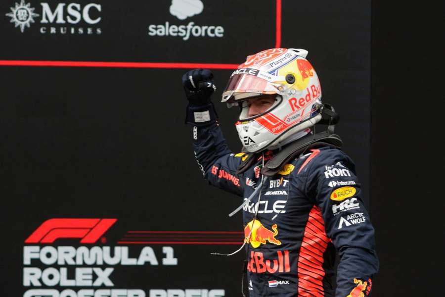 Verstappen won Red Bull's home Austrian Grand Prix from pole position and with the fastest lap on Sunday