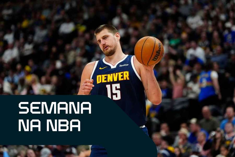 Jokic fez história, mas os Nuggets continuam a debater-se