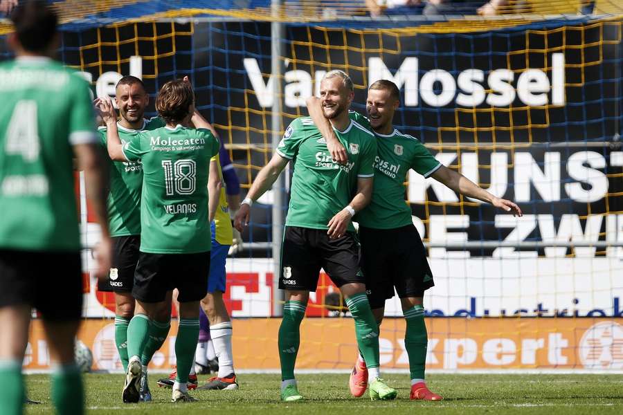 Lennart Thy was de enige goalgetter van Heracles in de laatste vier duels