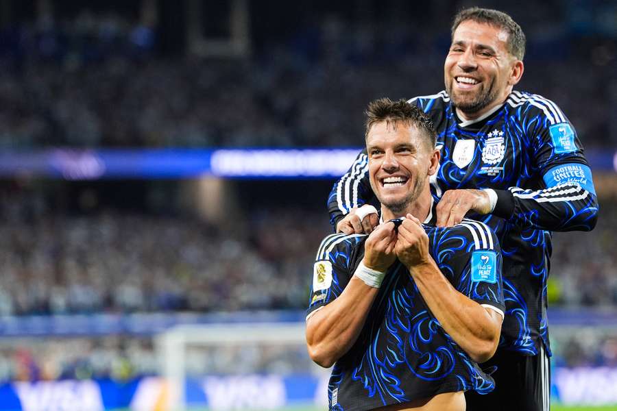 La gioia di Lo Celso dopo il gol