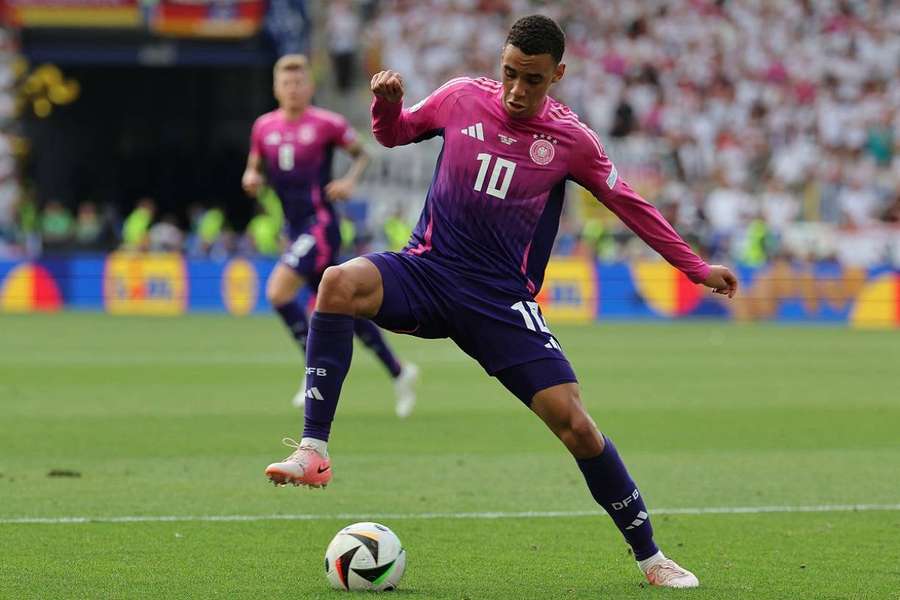 Jamal Musiala lors du match face à la Hongrie.