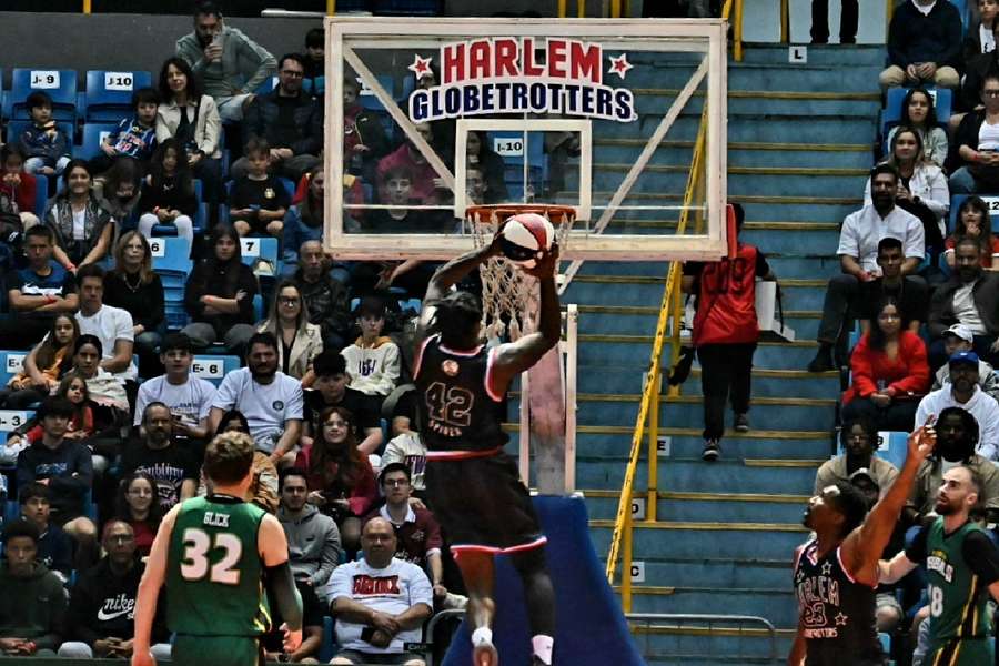 Los Harlem Globetrotters, dando espectáculo allá donde van