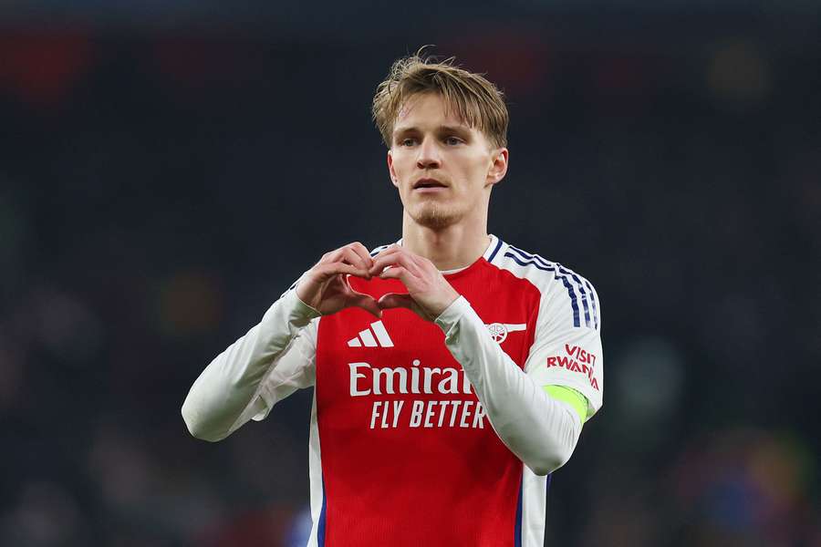 Odegaard, médio do Arsenal
