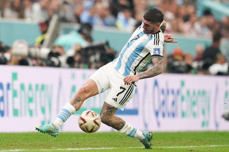 De Paul tem função importante na parte defensiva da Argentina