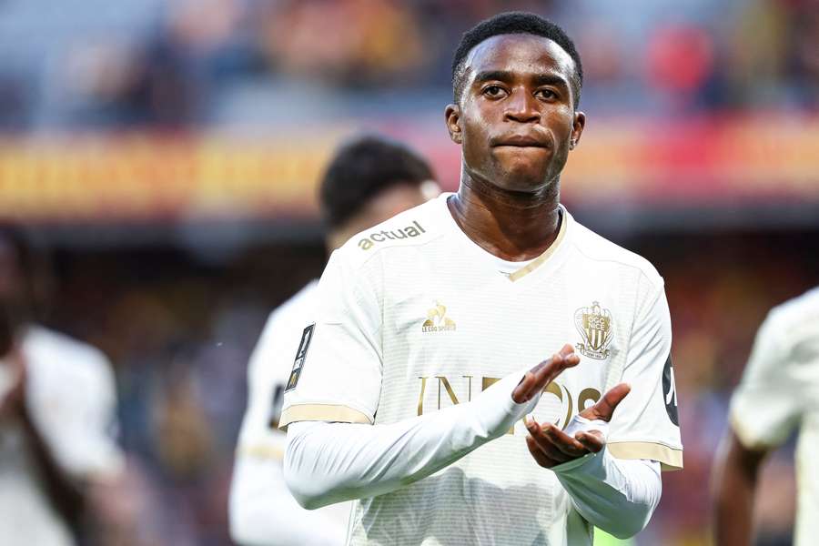 Moukoko avec Nice.