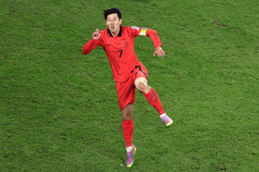 Son was the star for South Korea
