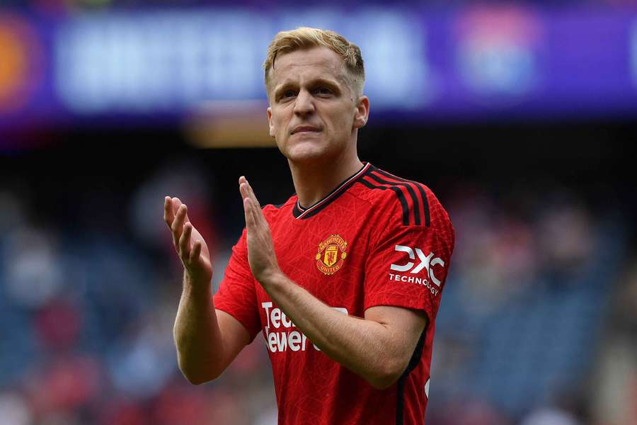 Donny van de Beek has confirmed his exit from Manchester United