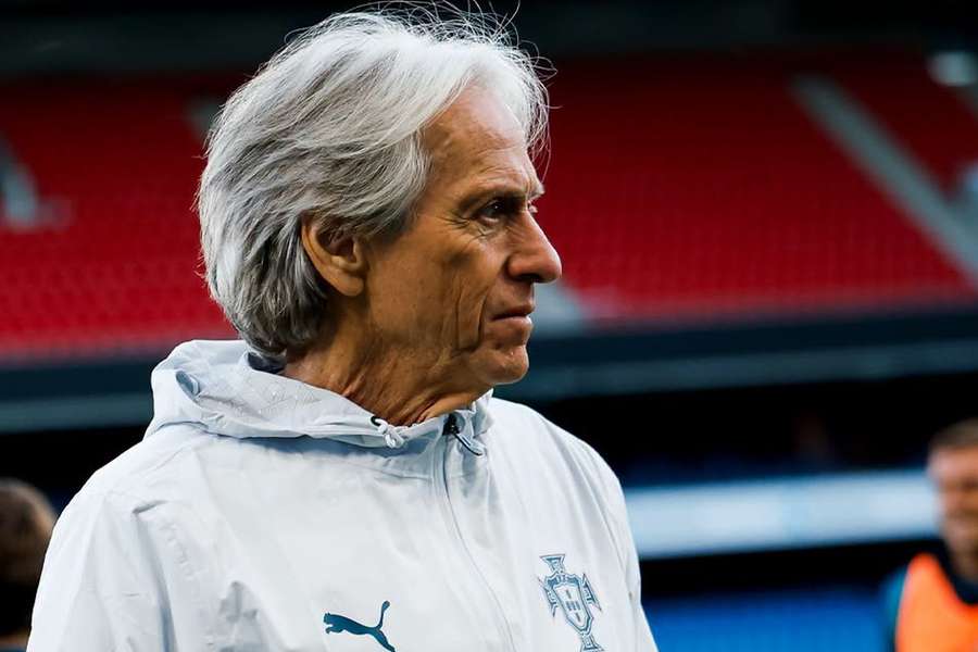 Jorge Jesus no treino de Portugal Jorge Jesus no treino de Portugal