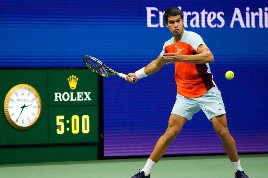 Alcaraz played until just before 3am last year