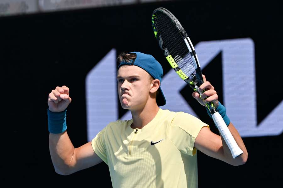 Holger Rune está nos oitavos de final do torneio em Melbourne