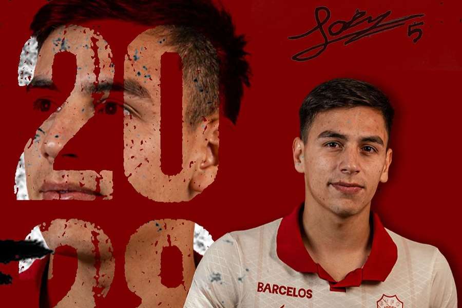 Facundo Cáseres continua em Barcelos