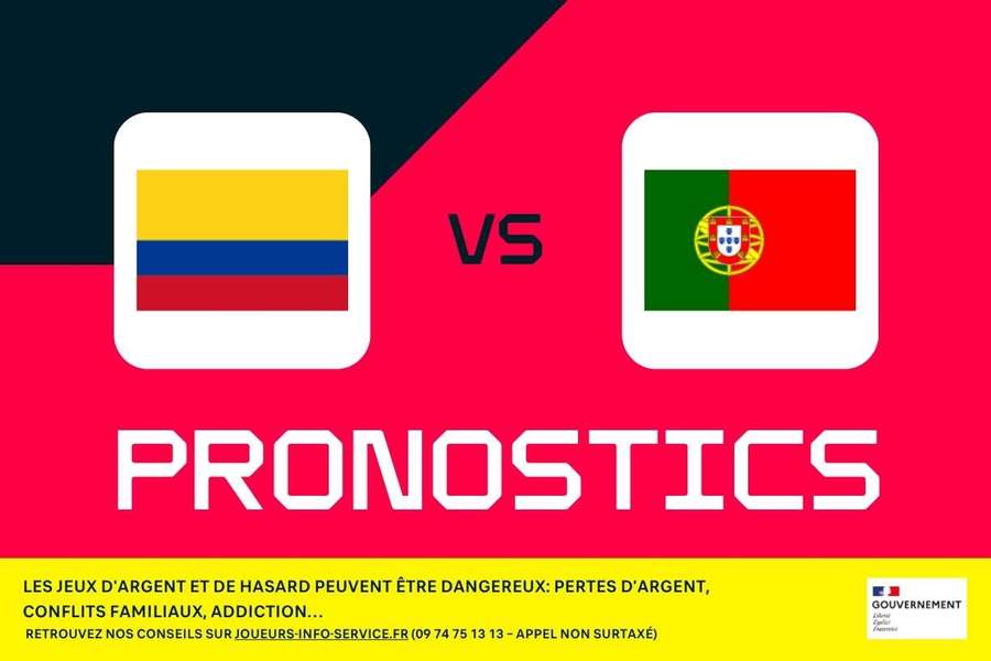 Colombie - Portugal : pronostics CDM 2026, meilleurs paris et cotes (3ᵉ journée)