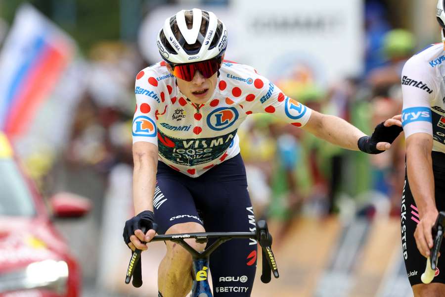 Vingegaard crashed during the fifth stage on Thursday