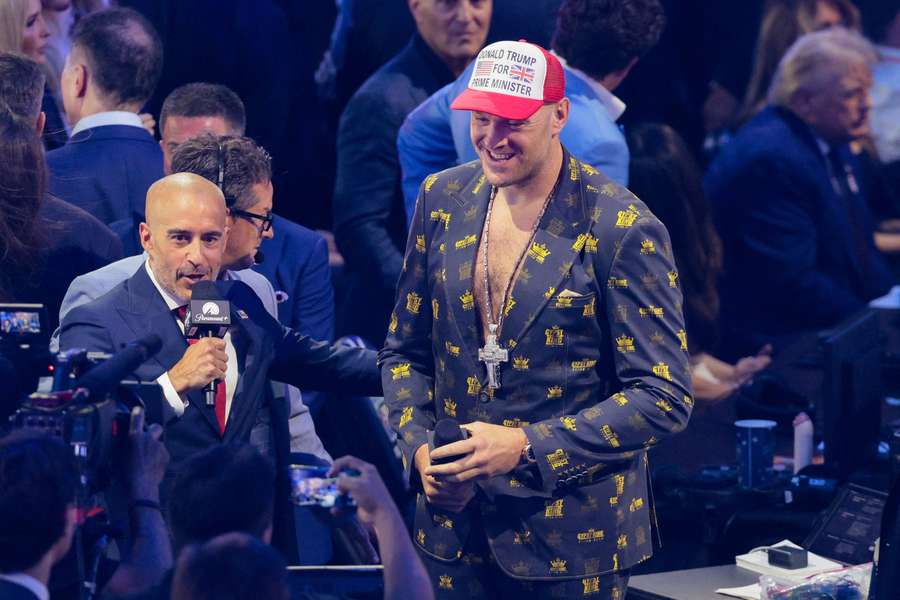 Tyson Fury, en un acto anterior en la Casa Blanca Tyson Fury, en un acto anterior en la Casa Blanca