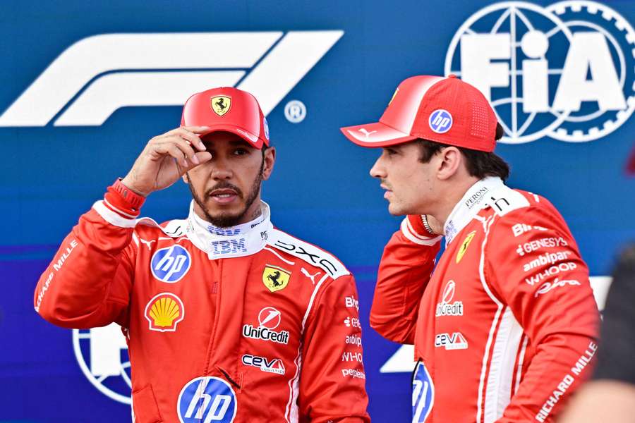 Hamilton e Leclerc Hamilton e Leclerc