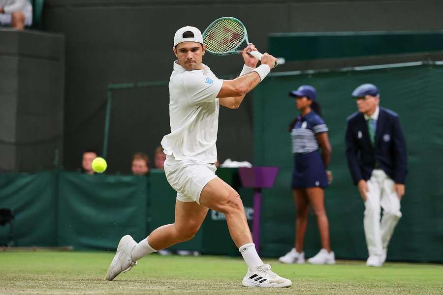 Giron eerder dit jaar op Wimbledon