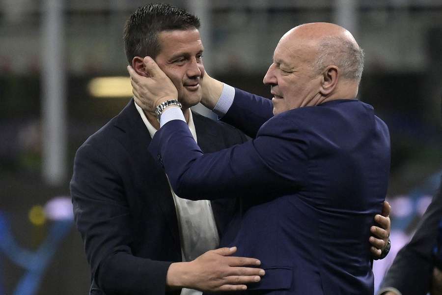 Giuseppe Marotta e Cristian Chivu
