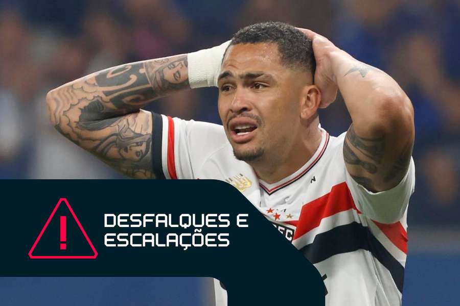 Luciano foi amarelado contra o Cruzeiro