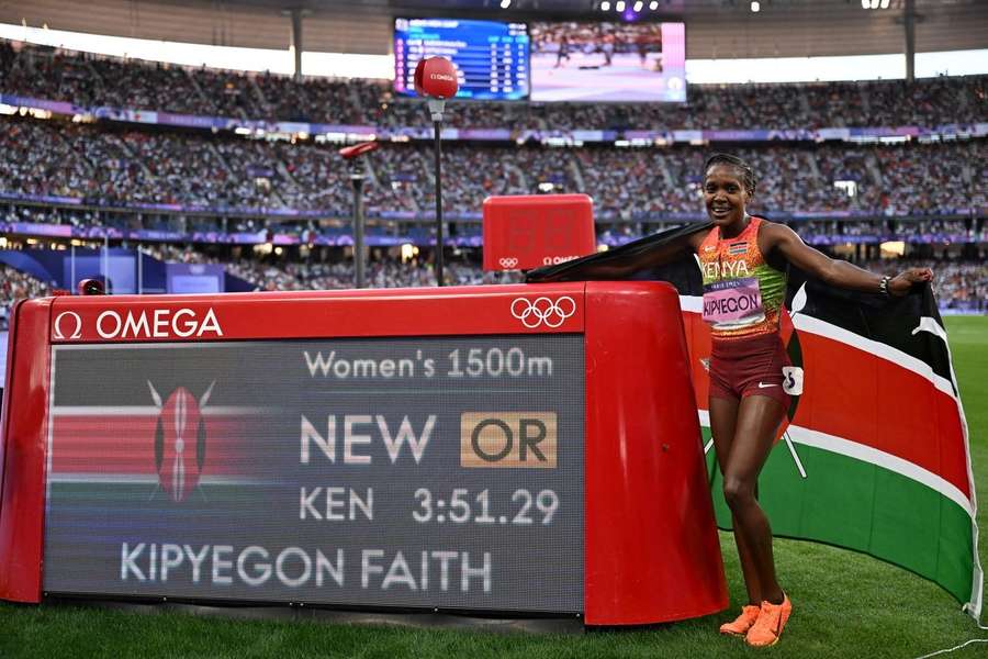 Kipyegon brilla en los 1.500 metros.