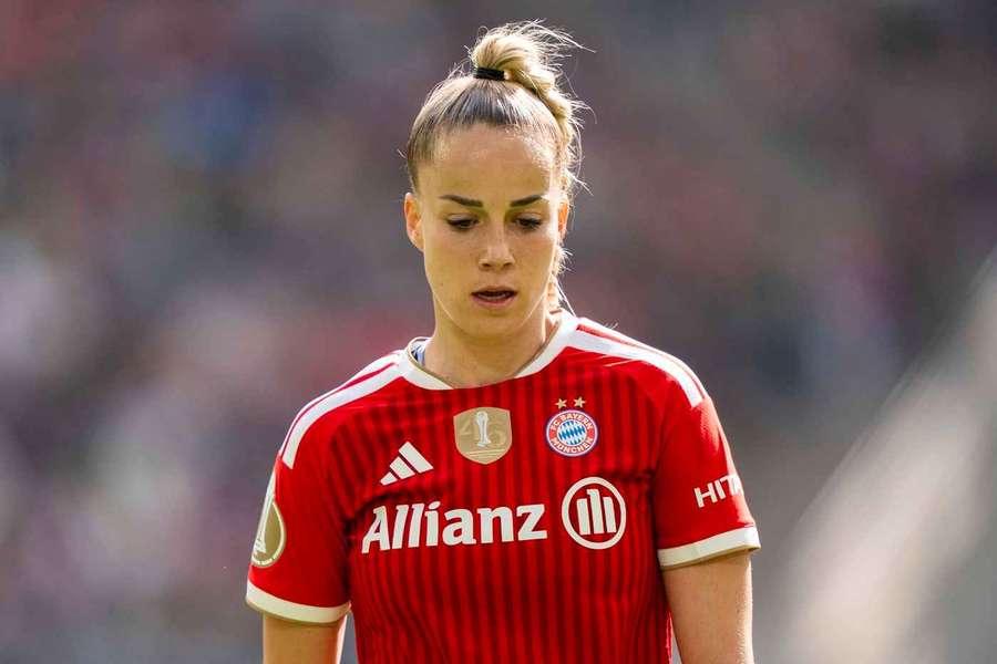 Giulia Gwinn beim DFB-Pokalfinale. Giulia Gwinn beim DFB-Pokalfinale.