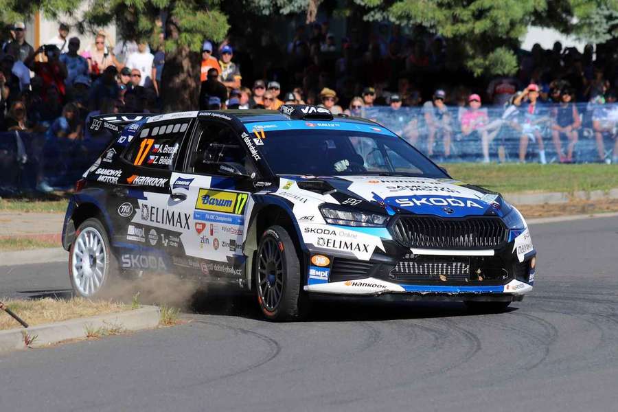 Březík vyhrál Barum Czech rallye.