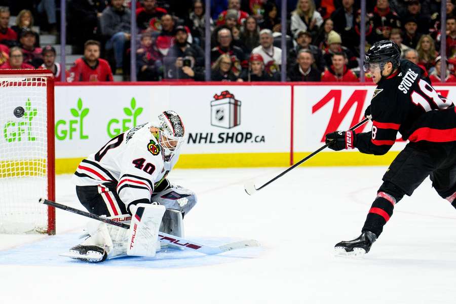 Stützle verbucht gegen die Blackhawks gleich drei Scorerpunkte