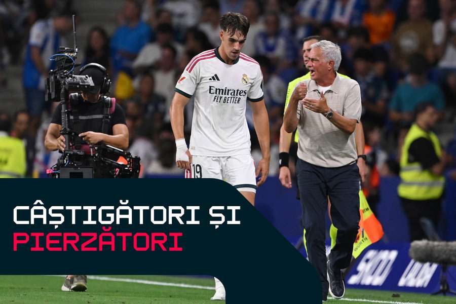 Carlos Espi sărbătorește marcarea celui de-al doilea gol al lui Real Madrid alături de Jose Mourinho Carlos Espi sărbătorește marcarea celui de-al doilea gol al lui Real Madrid alături de Jose Mourinho