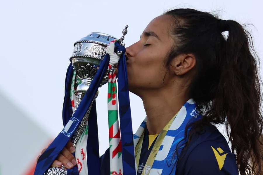 Inês Maia conquistou uma Taça de Portugal ao serviço do Famalicão Inês Maia conquistou uma Taça de Portugal ao serviço do Famalicão
